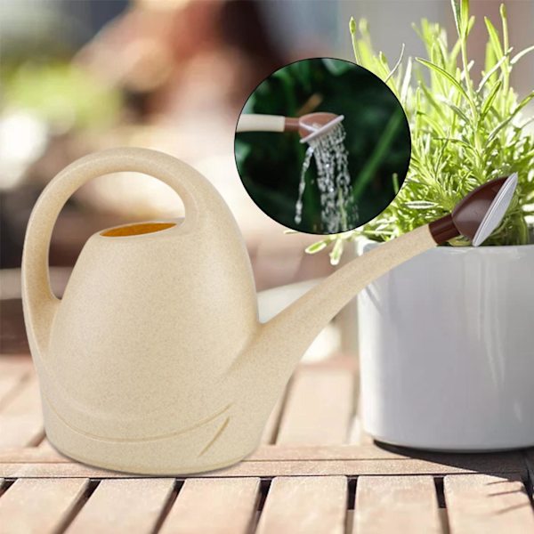 Lång vattenkanna 3,5L för krukväxter inomhus utomhus Yellow 18cm