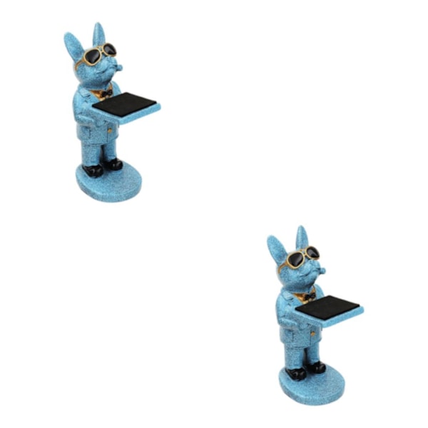 1/2 För Creative Watch Display Stand Organizer Resin Desktop Dog 2Set