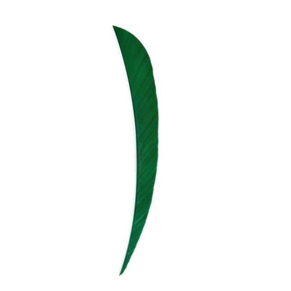 1/2/3/5 12 stycken För Bågskytte Jaktfjäder Fletching Right Dark Green 1Set
