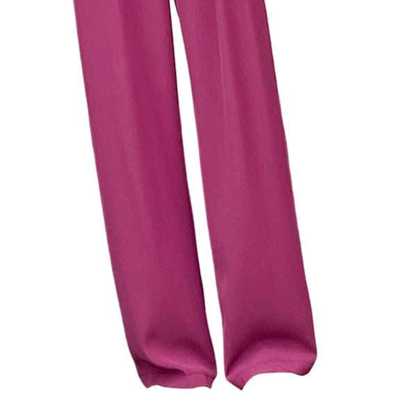 1/2/3/5 Womens Wide Leg Byxor Raka Ben Högmidjat kontor Red XL 1Set