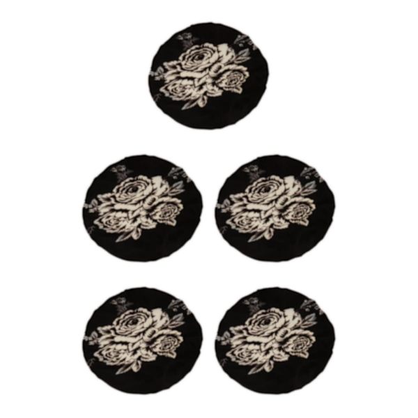 1/2/3/5 Fashionabla cover Rund vridbar stolsits Type B16 5Set