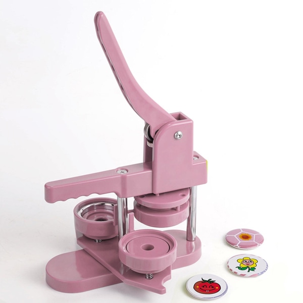Button Maker Machine DIY Handgjord Personlig Badge Punch Press