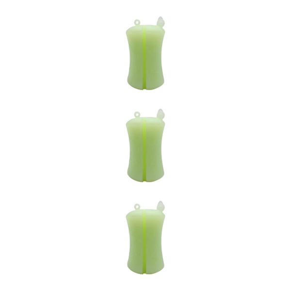 1/2/3/5 Bärbar fiskespö Fast boll Slitstark Slitstark Light Green 6 x 3.8cm 3Set