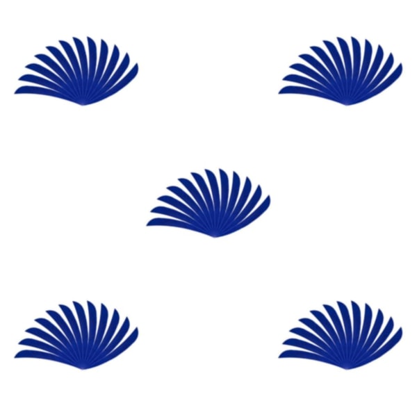 1/2/3/5 12 stycken För Bågskytte Jaktfjäder Fletching Right Dark Blue 5Set