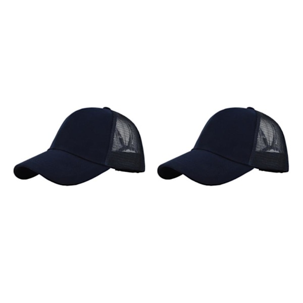 1/2/3/5 bomull Stilfull cap med justerbar rem - Sun CC636-3navy blue 2PCS