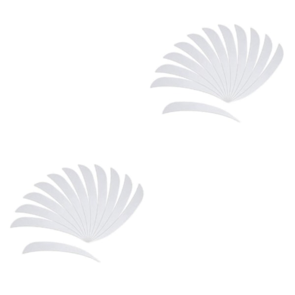1/2/3/5 12 stycken För Bågskytte Jaktfjäder Fletching Right White 2Set