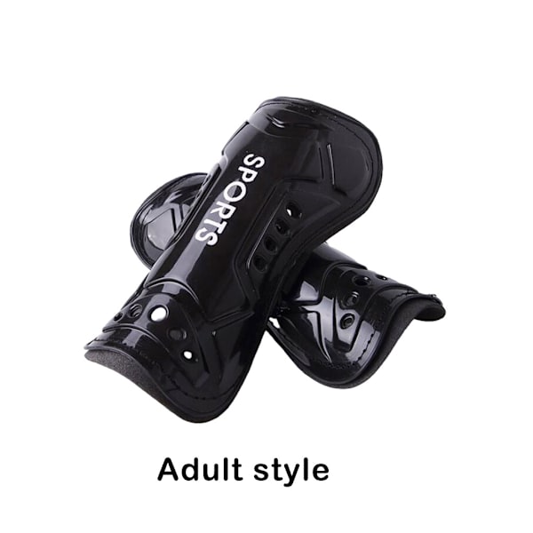 1/2/3/5 Vuxen/Barn Fotbollsträning Vadskydd Bekvämt och adult black 5Set