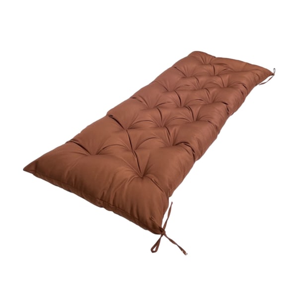 Polyester vattentät bänkmatta kudde för komfort och dark coffee 120*50*8CM
