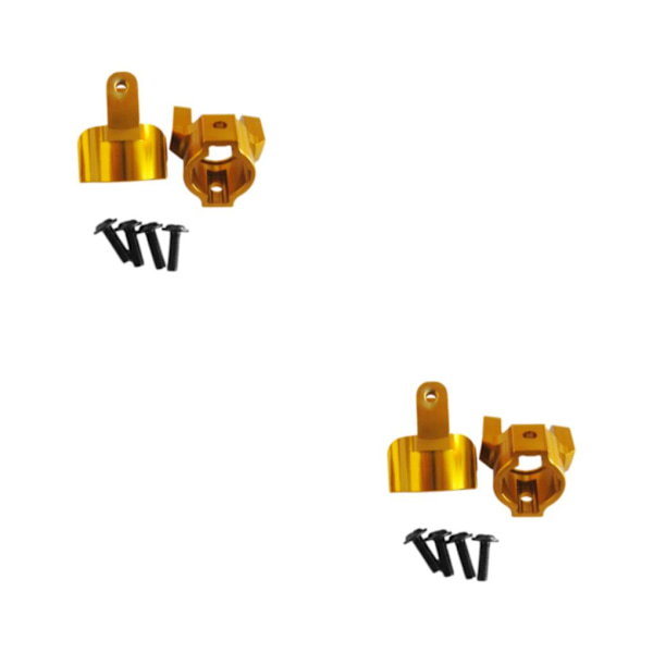 1/2/3/5 aluminium C-nav för AXIAL SCX10 högprecisionsaluminium yellow 2Set