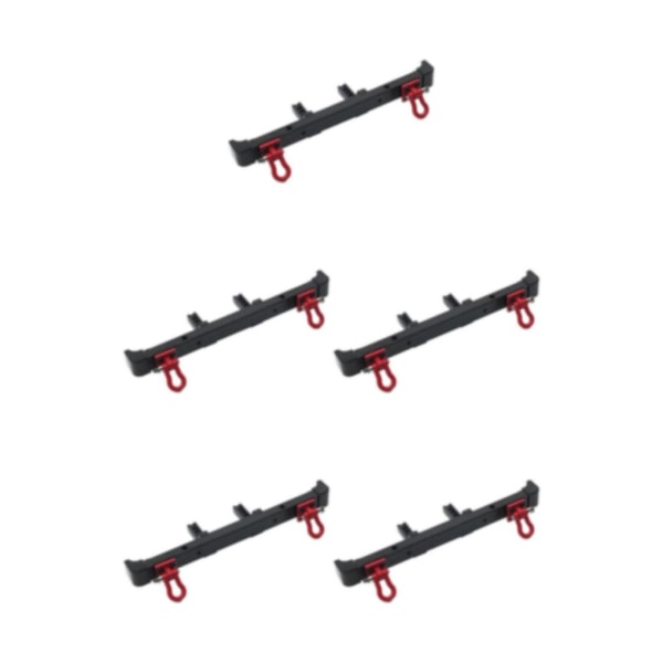 1/2/3/5 RC metall bakre stötfångare med schacklar för ZP1001 ZP1002 Black 141mm 5Set