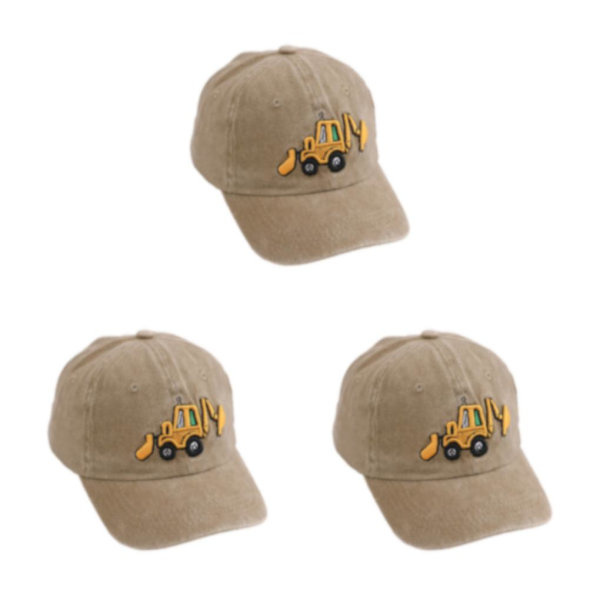 1/2/3/5 Solskydd cap för utomhusaktiviteter barn khaki 3Set