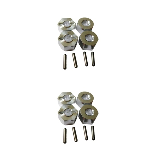 1/2/3/5 4MM hjulfäste för 1/14 LC larvband Hög precision 4MM silver 2Set