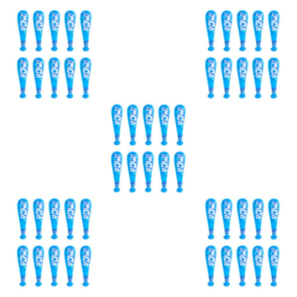 1/2/3/5 10-påse uppblåsbar baseboll - leksaker för barn och roliga spel Sky Blue 5PCS
