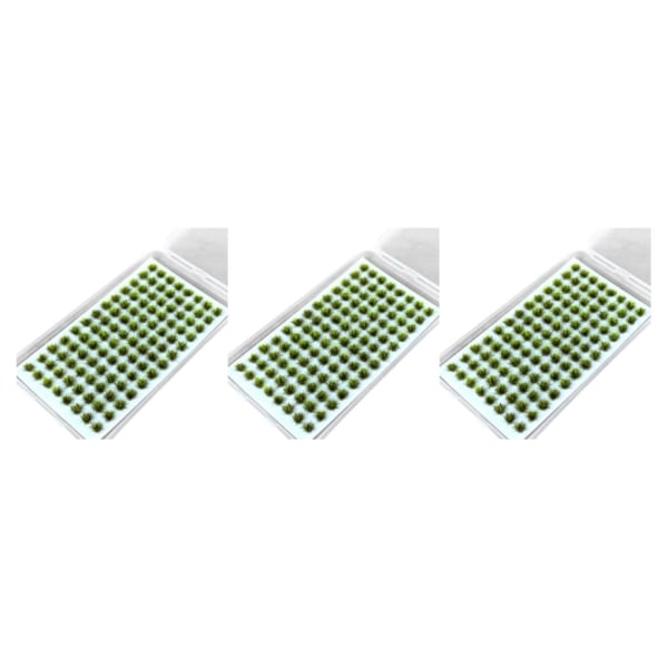 1/2/3/5 Resin Mini Grass Tuft Lågt underhållsminiatyrer Statisk No.3 3Set