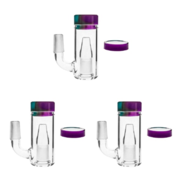 1/2/3/5 90 Grader 14mm Glas Tillbehör Collector Silikon 3Set