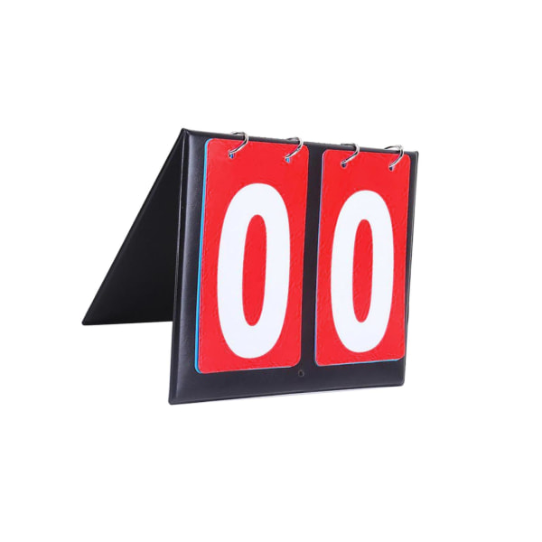 1/2/3/5 2 Digit Score Keeper För Vippar upp resultattavlan för bordsskivor Red 20 x 16cm 1Set