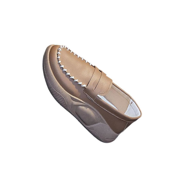 Casual Damskor Bekväma För Slip On Mjuk för Inomhus Khaki Size 40