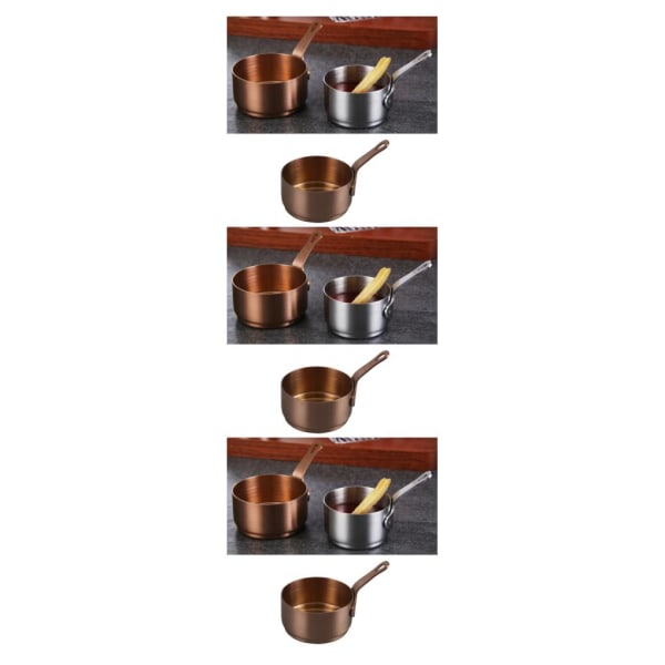 1/3/5 Såsdoppskål Kryddor Tapas Sallad Sås Hemkopp Rose Gold 80ml 3Set