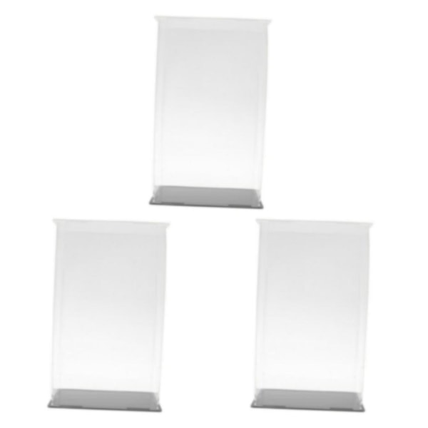1/2/3 Akryl Display Box Case Modell Figur Display Dammtät Clear 13.5x11x23.5cm 3Set