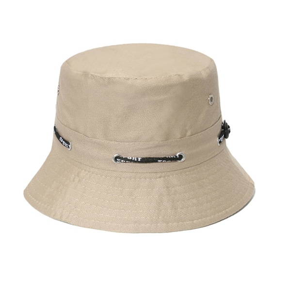 1/2/3/5 Bekväm och andningsbar fiskarehatt för sol khaki 58cm 5PCS
