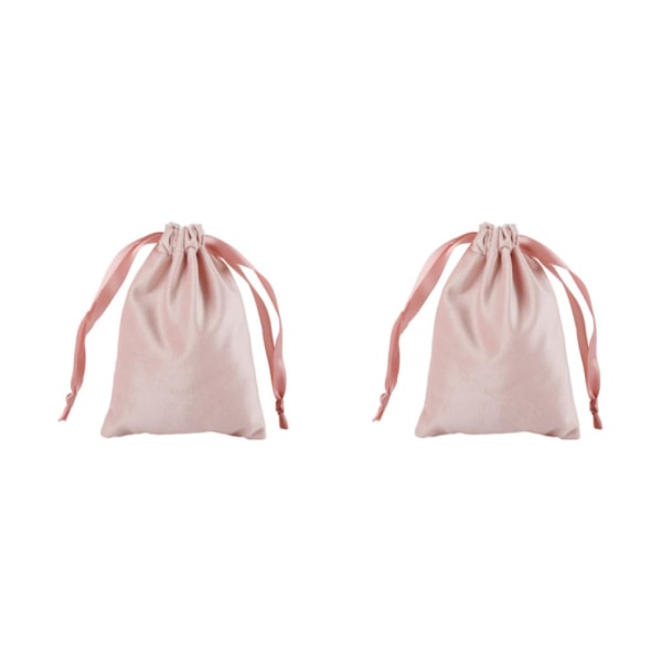 2/3/5 Supermjuka smyckesväskor Lätt att hålla och platsbesparande pink 2Set