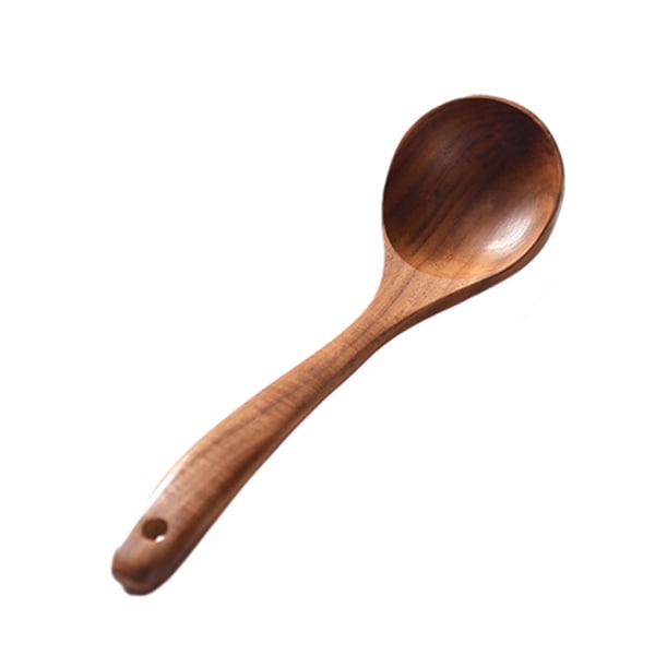 1/2/3/5 Brun MultipurposeTrä köksredskap Set för unisex Soup Ladle 5Set