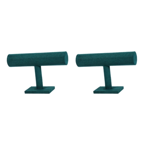 1/2 Armband Display Stand Organizer för armband hem Green 23 x 7.5 x 15cm 2Set