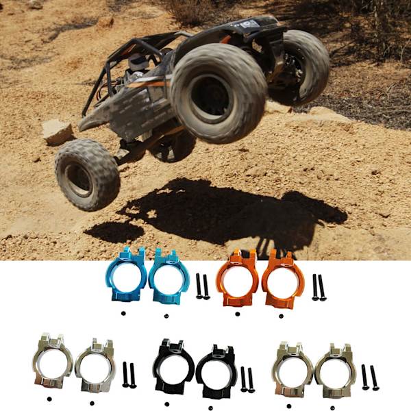 1/2/3/5 2pack/lot Aluminium främre C-nav hjulblock för axial Titanium 1Set