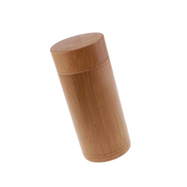 1/2 Vintage Bamboo Tea Container För Caddy Canister Tea Burk A 1Set