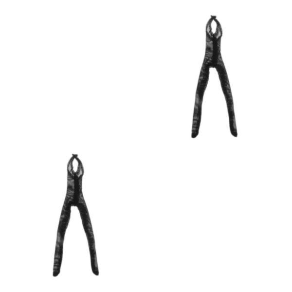 1/2/3 1:12 Jumpsuit Kläder för kvinnor för HT Action Figure Kläder Black 13.6cm 2Set