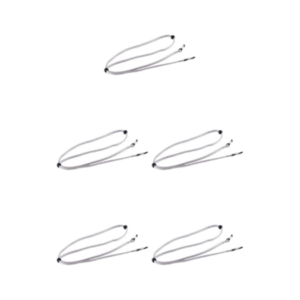 2/3/5 Glasögonrem Non- För Slip Stretchy Universal Rope Grey 26.77 Inch 5Set