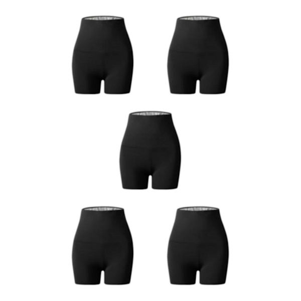 1/2/3/5 Dam Bastu Shorts För Capri Legging Träningsbyxor för Shorts 1 60-80kg 5Set