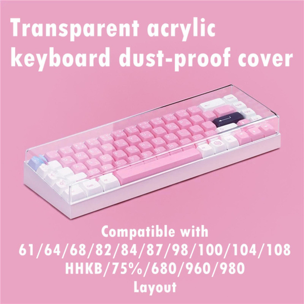 1/2/3 Transparent för mekaniskt tangentbord Lätt att för hem 98 Keys 1 Pc