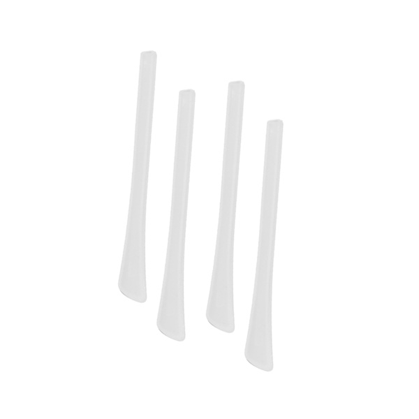 2/3/5 4Pieces Glasögon Glasögon Öronsockor Öronspetsar Mjuk silikon White 6.9 x 0.7cm 5Set