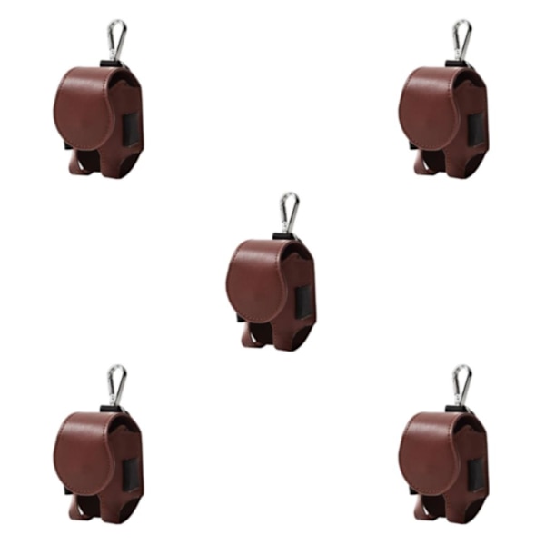 1/2/3/5 För Golfboll Bärväska Liten Bärbar Vattentät För Upgrade Brown 5Set