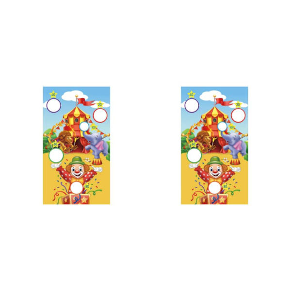 1/2/3 Återanvändbara speluppsättningar Banner Friends Interaction Toss Game Style E 2Set