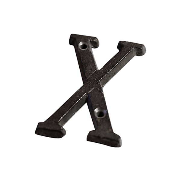 1/2/3/5 metall husnummer plakett Hållbar och rostsäker dörr B17--X 2Set