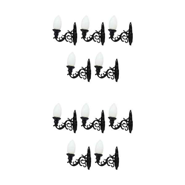 1/2/3/5 5x antik miniatyr vägglampa för gör-det-själv-tillbehör Style E 2Set