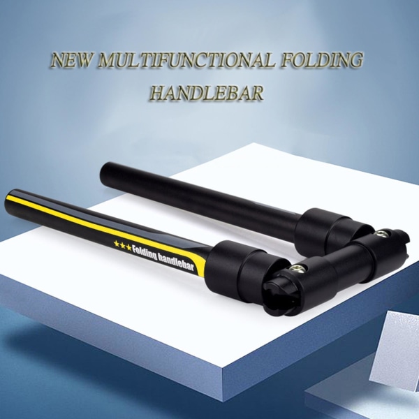 Folding Handlebar Racing För Cykelskoter Flat Handle Bar Yellow 560mm