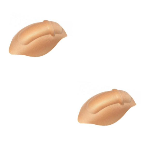 1/2/5 Män Underkläder Enhancing Cup Bulge Sponge Pad Kudde Beige 14.5x9.5x4.5cm 2Set