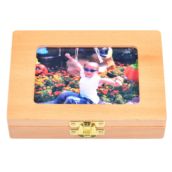 1/2/3/5 Baby Box Spara Organizer med fotoram Memory Keeper Italy 1Set