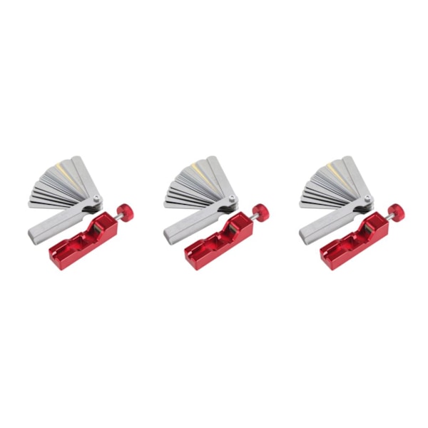 1/2/3/5 Bekväm och säker bilverktygssats för bil red Package feeler gauge 3PCS
