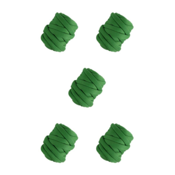 1/2/3/5 Chunky ullgarnfyllning Mjuk stickning för halsdukströja green 12 to 14m 5Set