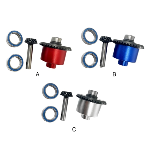1/2 differentiallås för 1/10 LOSI Baja Rey 4WD aluminiumlegering red 1Set