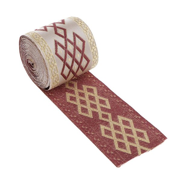 1/2/5 5 meter etnisk stil Jacquard Trim Ribbon Gardin 1Set
