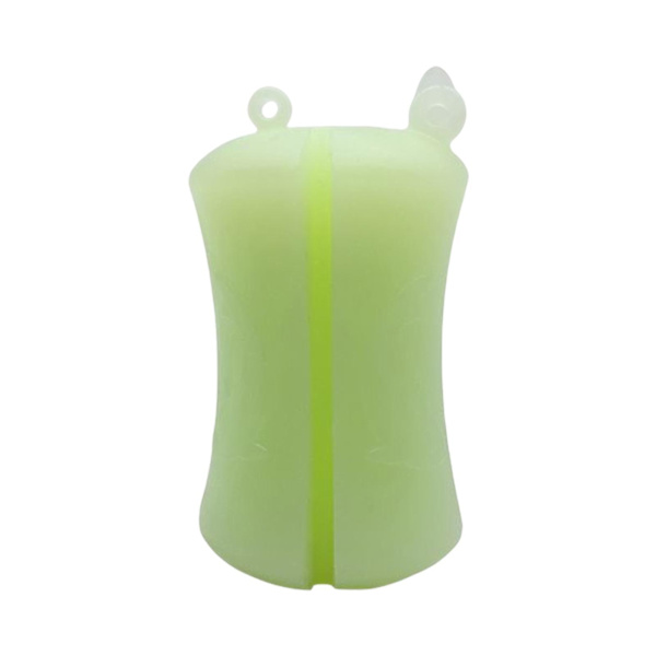 1/2/3/5 Bärbar fiskespö Fast boll Slitstark Slitstark Light Green 6 x 3.8cm 5Set