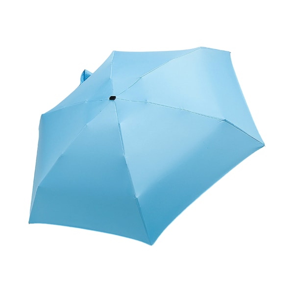 Lätt bärbart parasoll med roterande för solen blue