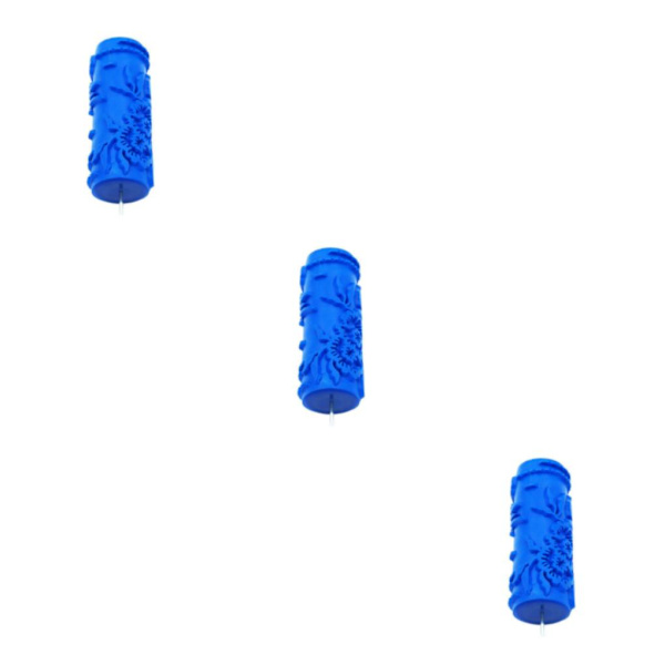 1/2/3 5' präglat mönster färgrulle DIY väggmålningskantskärare Blue Type 075 3Set