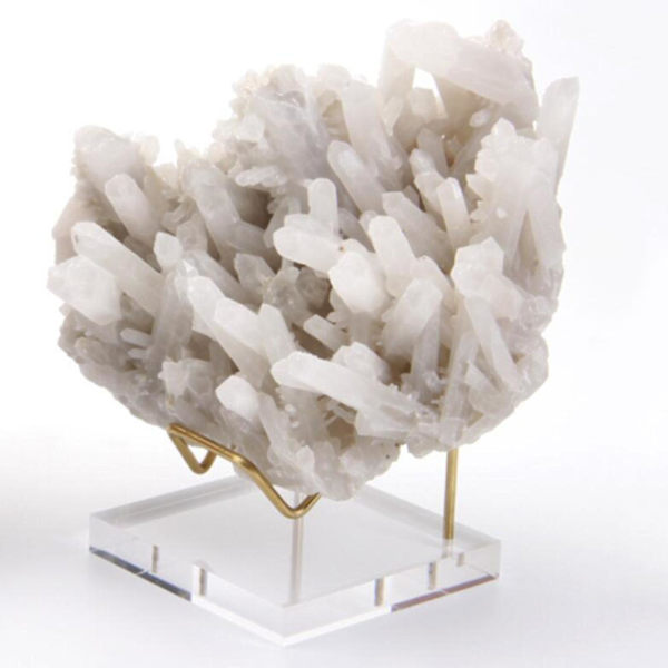 1/2/3 Clear Display Stand för Mineral Geode Coral Pieces Hållare 1Set