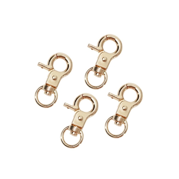 1/2/3/5 4 st zinklegering hummerklospänne Swivel Trigger Clips Golden 30mm 1Set